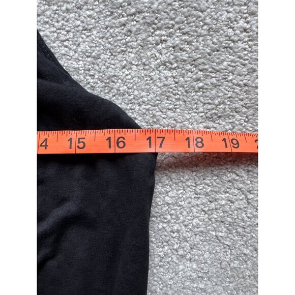 Black Sleeveless Maxi Dress With Keyhole Back Detail - Large Size - Picture 4 of 7